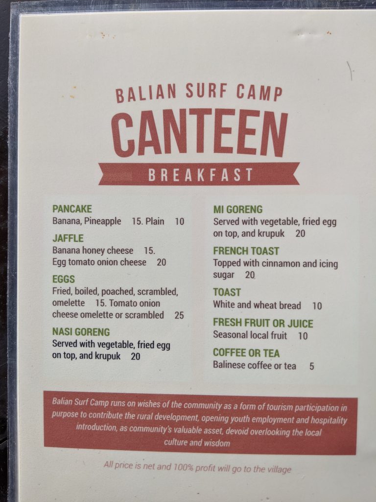 balian surf camp menu 2 768x1024