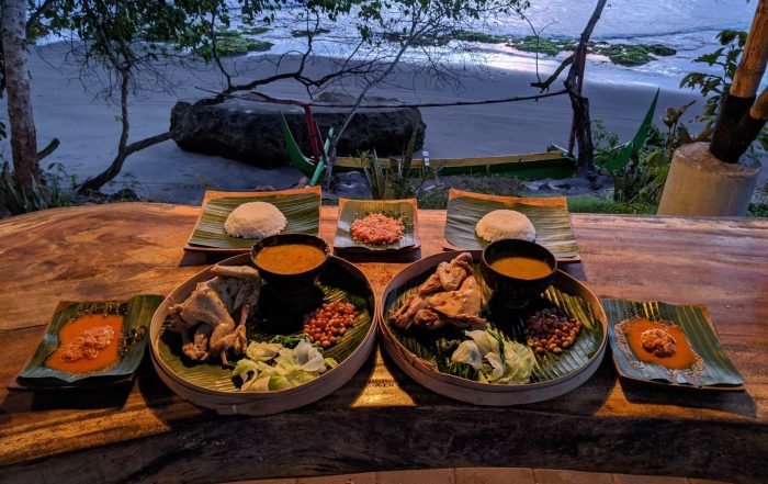 food while camping in Bali